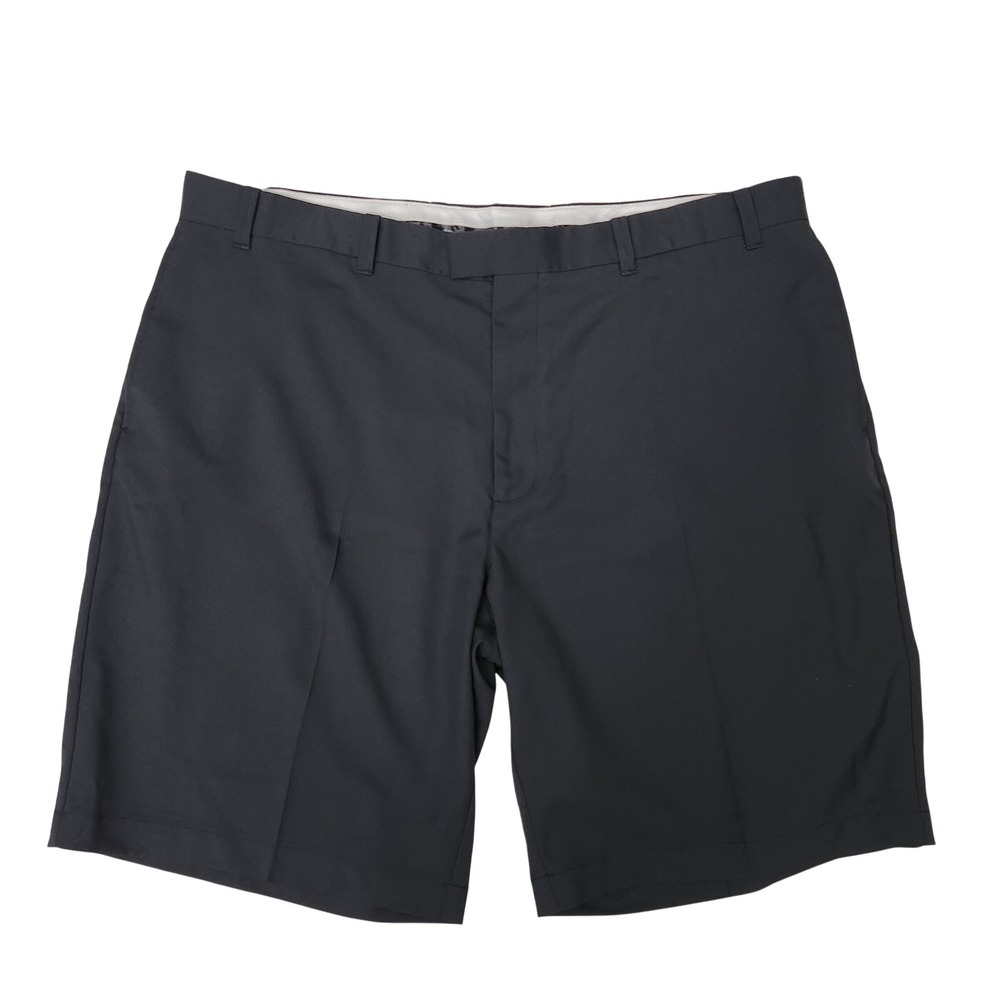 Callaway Mens Black Golf Shorts Size 42 Performance Flat Front Activewear‎